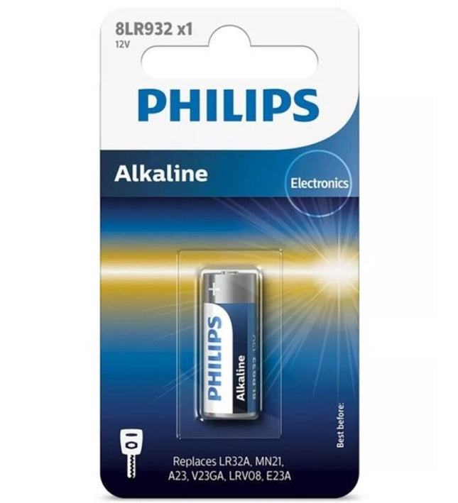 PHILIPS - ALKALINE BATTERY 12V LR23A MN21 8LR932 BLISTER*1