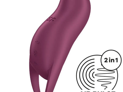SATISFYER - POCKET PRO 1 CLITORIS STIMULATOR GARNET
