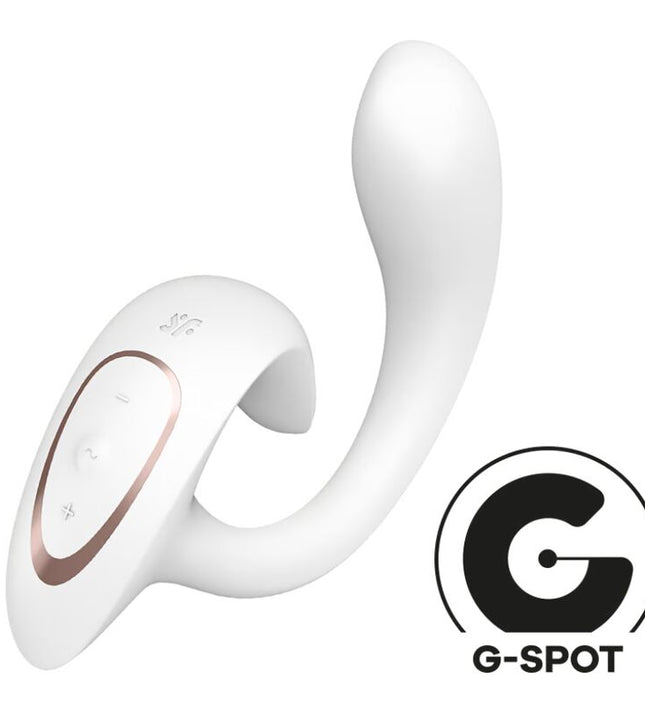 SATISFYER - G FOR GODDESS 1 RABBIT VIBRATOR WHITE