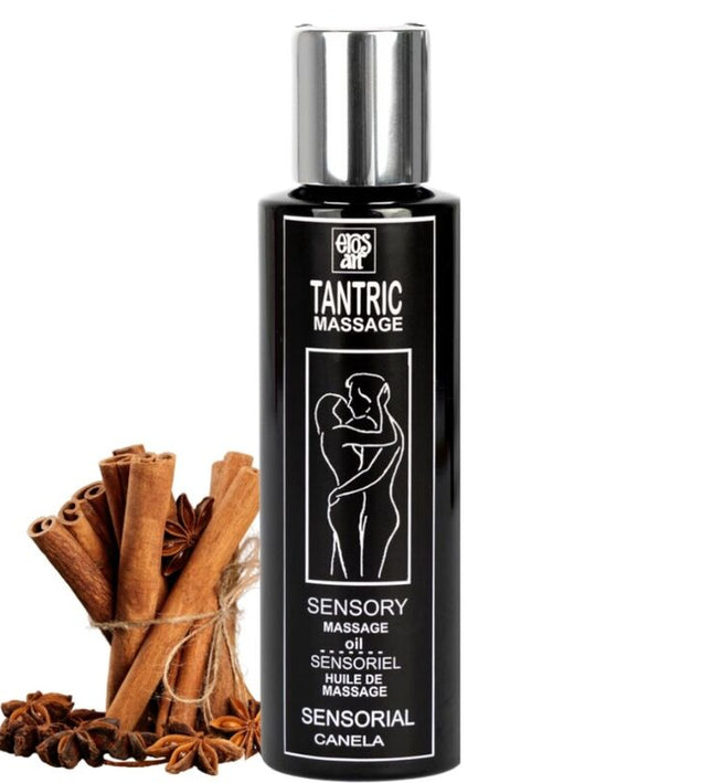 EROS-ART - NATURAL TANTRIC MASSAGE OIL AND APHRODISIAC CINNAMON 100 ML