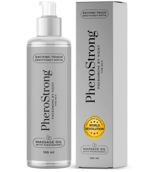 PHEROSTRONG - MASSAGE OIL BY NIGHT FOR MEN 100 ML