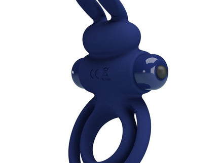 PRETTY LOVE - DAREY DOUBLE VIBRATING RING RABBIT BLUE