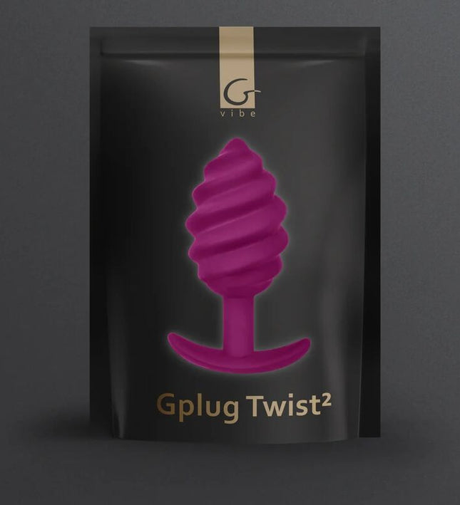 G-VIBE - GPLUG TWIST 2 PURPLE ANAL PLUG