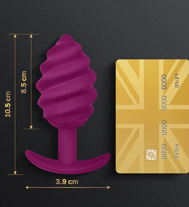 G-VIBE - GPLUG TWIST 2 PURPLE ANAL PLUG