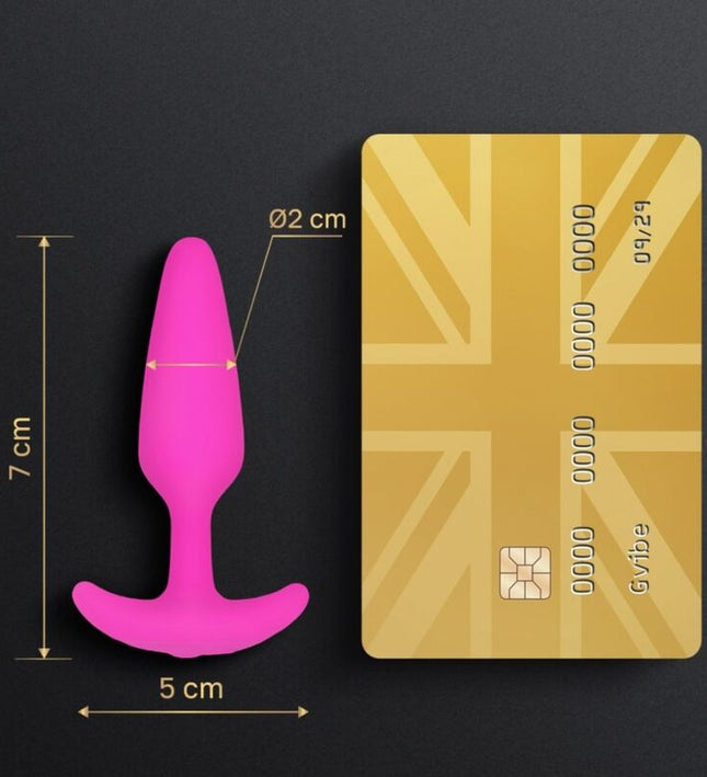 G-VIBE - GPLUG VIBRATOR PLUG ANAL XS FUCHSIA