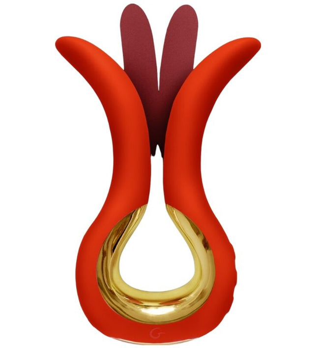 G-VIBE - GVIBE MAXI VIBRATOR WITH TWO FLEXIBLE TIPS CORAL