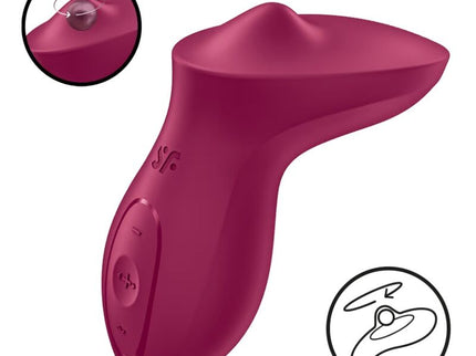 SATISFYER - EXCITERRR LAY-ON CLITORIS BERRY VIBRATOR