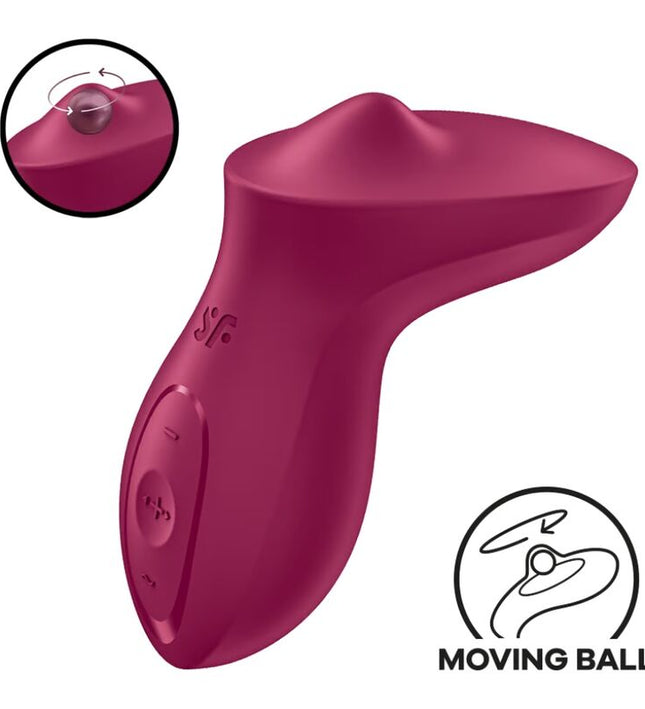 SATISFYER - EXCITERRR LAY-ON CLITORIS BERRY VIBRATOR