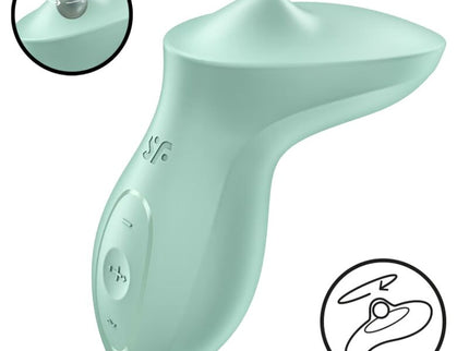 SATISFYER - EXCITERRR LAY-ON CLITORIS MINT VIBRATOR