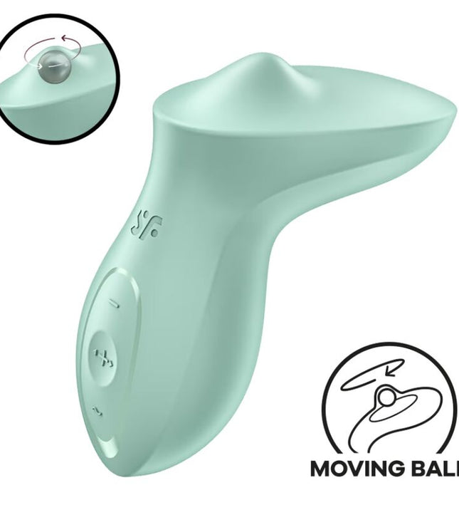 SATISFYER - EXCITERRR LAY-ON CLITORIS MINT VIBRATOR