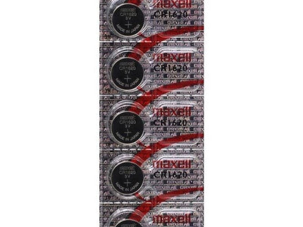 MAXELL - BATTERY LITIO CR1620 3V 5UDS