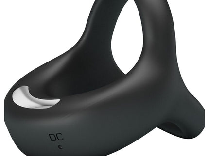 PRETTY LOVE - ELLIOTT  BLACK VIBRATOR RING