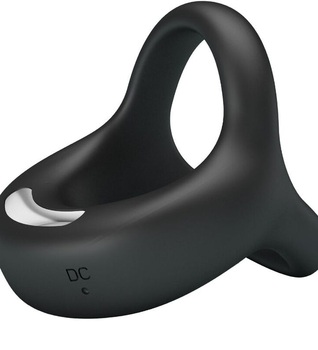 PRETTY LOVE - ELLIOTT  BLACK VIBRATOR RING