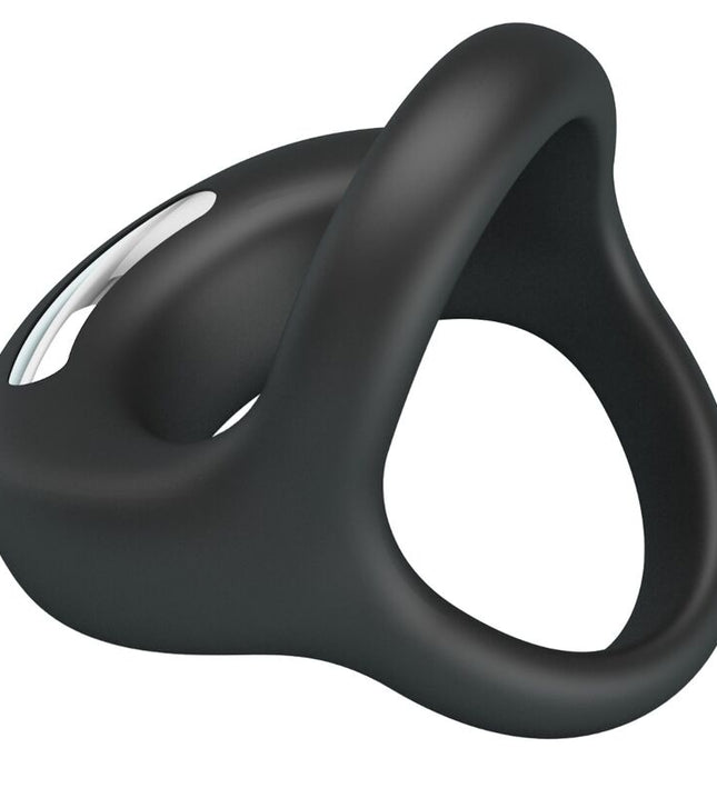 PRETTY LOVE - ELLIOTT  BLACK VIBRATOR RING