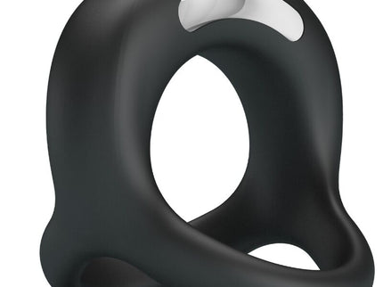 PRETTY LOVE - ELLIOTT  BLACK VIBRATOR RING