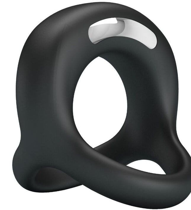 PRETTY LOVE - ELLIOTT  BLACK VIBRATOR RING
