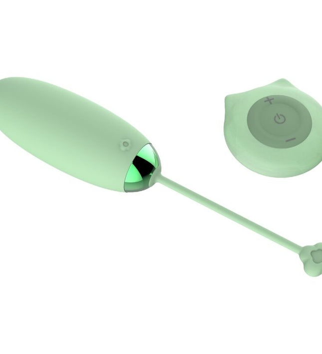 ARMONY - KITTY FUN EGG VIBRATOR REMOTE CONTROL 10 VIBRATIONS GREEN
