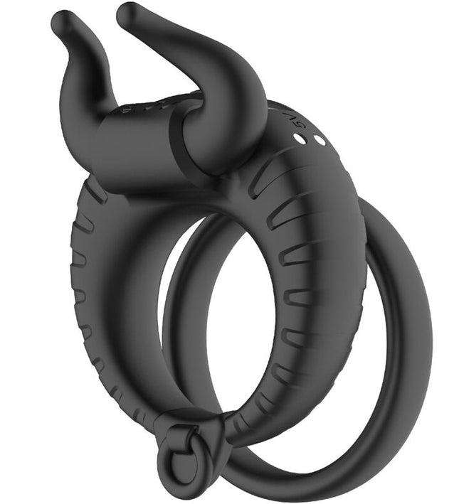 ARMONY - BULL'S PASION RING VIBRATOR 10 SPEEDS BLACK