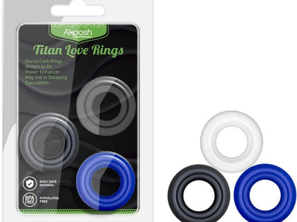 ARMONY - TITAN LOVE DONUT RING MULTIPLE COLORS