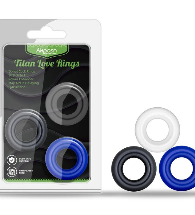 ARMONY - TITAN LOVE DONUT RING MULTIPLE COLORS