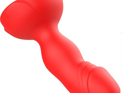 ARMONY - EXTREME A BLOOM ROSE VIBRATOR & ANAL PLUG REMOTE CONTROL RED