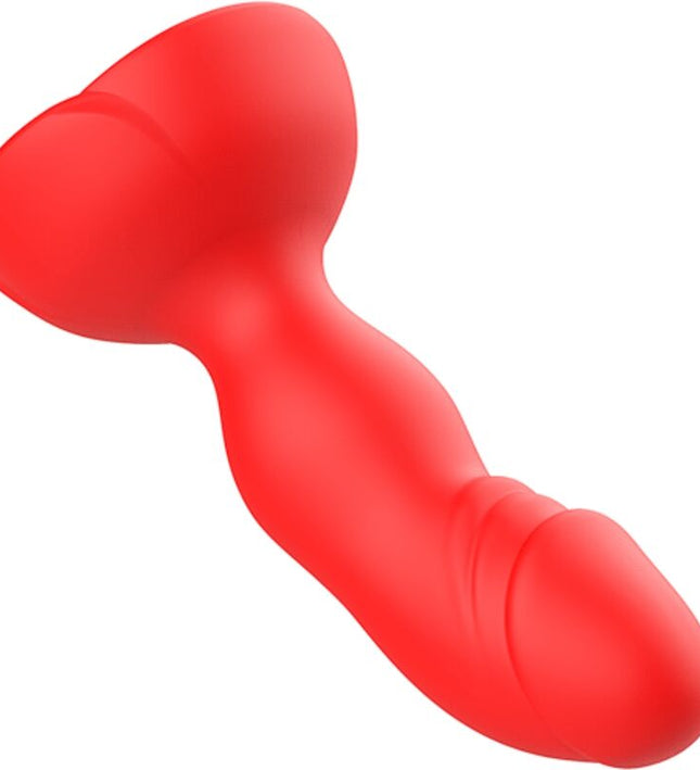 ARMONY - EXTREME A BLOOM ROSE VIBRATOR & ANAL PLUG REMOTE CONTROL RED