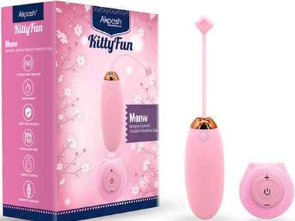 ARMONY - KITTY FUN EGG VIBRATOR REMOTE CONTROL 10 VIBRATIONS PINK