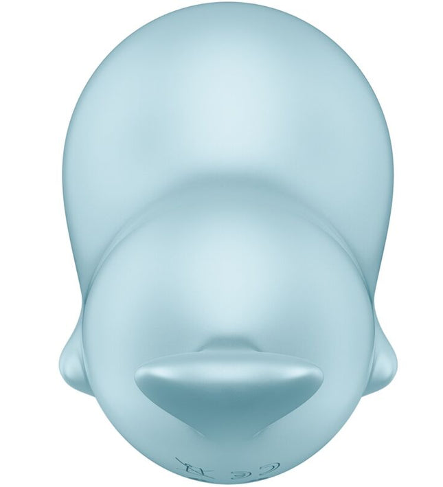 SATISFYER - SASSY SEAL STIMULATOR & VIBRATOR BLUE