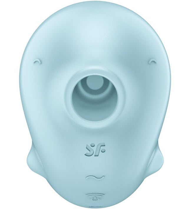 SATISFYER - SASSY SEAL STIMULATOR & VIBRATOR BLUE