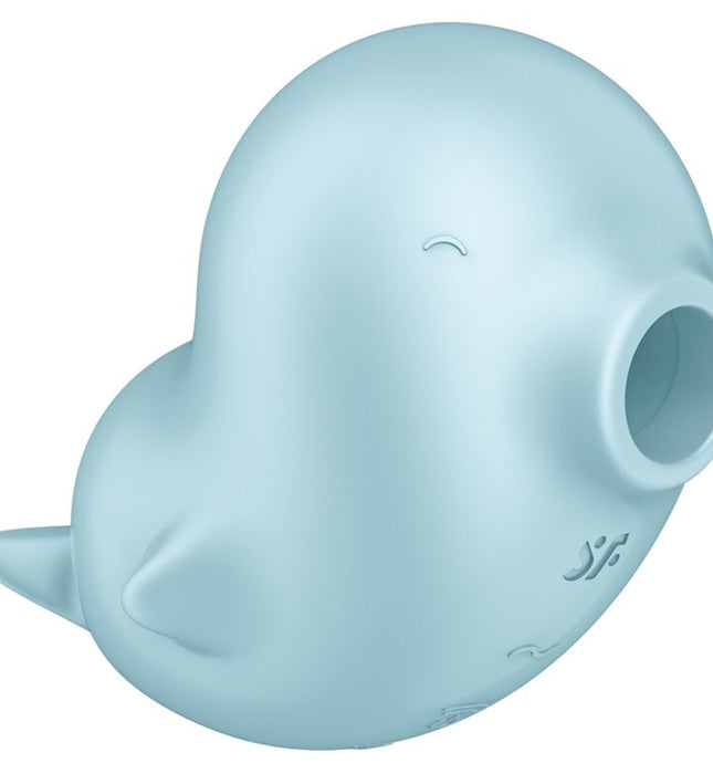 SATISFYER - SASSY SEAL STIMULATOR & VIBRATOR BLUE