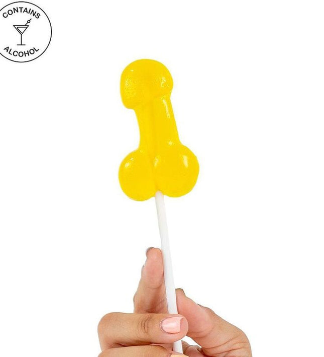 SECRETPLAY - COCK LOLLIPOP WITH ALCOHOL PINEAPPLE COLADA