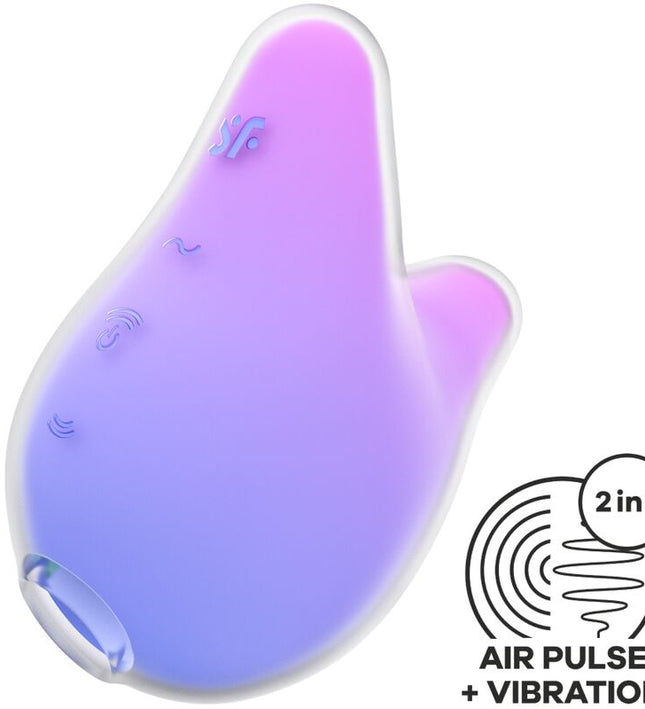 SATISFYER - MERMAID VIBES STIMULATOR & VIBRATOR VIOLET AND PINK