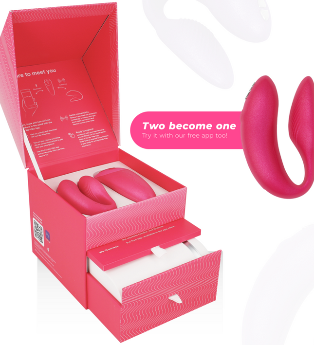 WE-VIBE - CHORUS VIBRATOR FOR COUPLES WITH SQUEEZE CONTROL PINK
