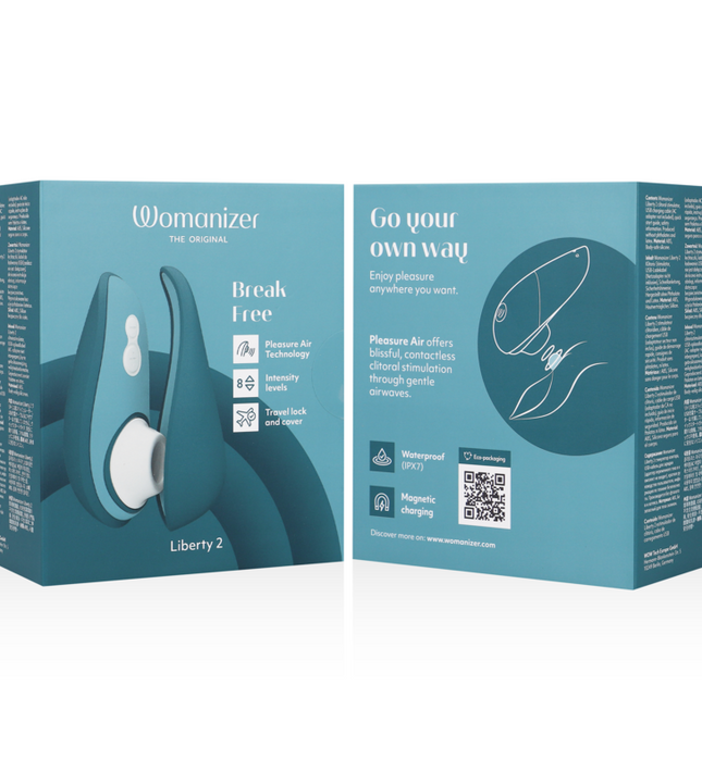 WOMANIZER - LIBERTY 2 CLITORIS STIMULATOR & SUCTION VIOLET