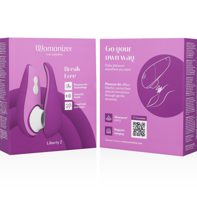 WOMANIZER - LIBERTY 2 CLITORIS STIMULATOR & SUCTION VIOLET
