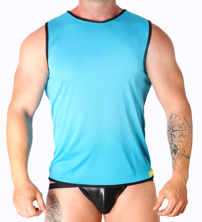 MACHO - BLUE T-SHIRT L/XL