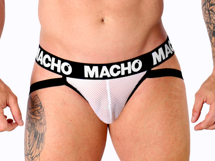 MACHO - MX26X1 JOCK GRID WHITE M