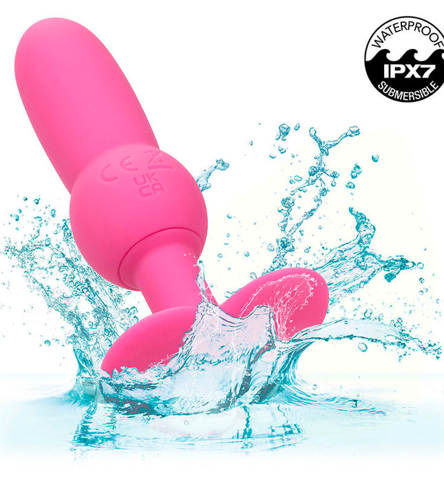 CALEXOTICS - FIRST TIME ANAL PLUG BEADED PROBE 10 VIBRATIONS PINK