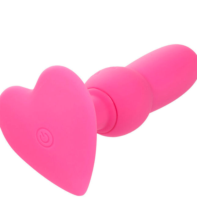 CALEXOTICS - FIRST TIME ANAL PLUG BEADED PROBE 10 VIBRATIONS PINK