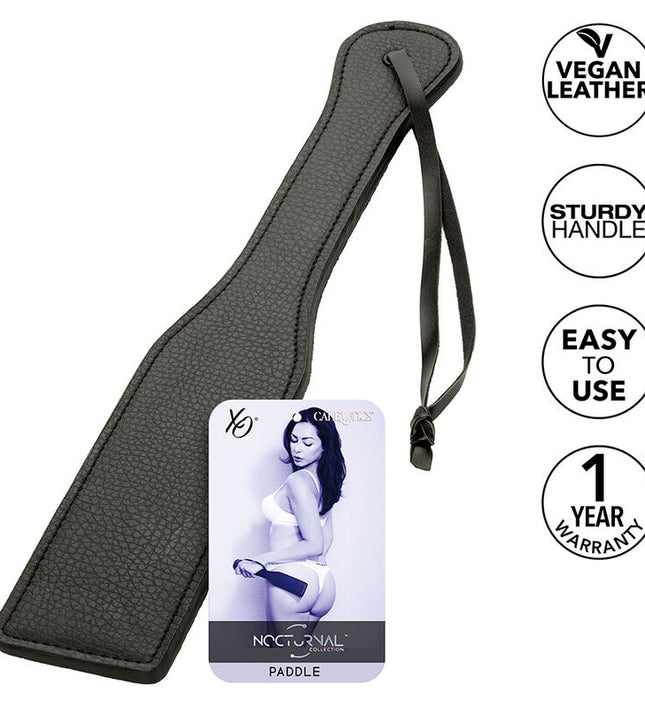 CALEXOTICS - NOCTURNAL PADDLE LEATHER BLACK