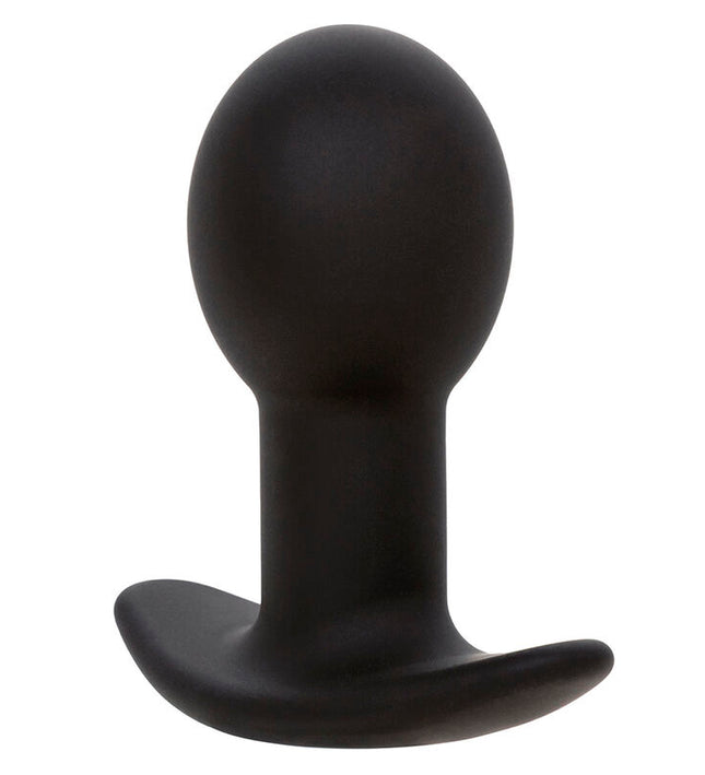 CALEXOTICS - ROCK BOTTOM ANAL PLUG 10 VIBRATIONS SILICONE BLACK