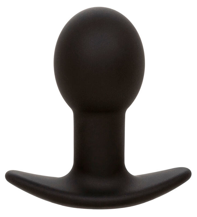 CALEXOTICS - ROCK BOTTOM ANAL PLUG 10 VIBRATIONS SILICONE BLACK