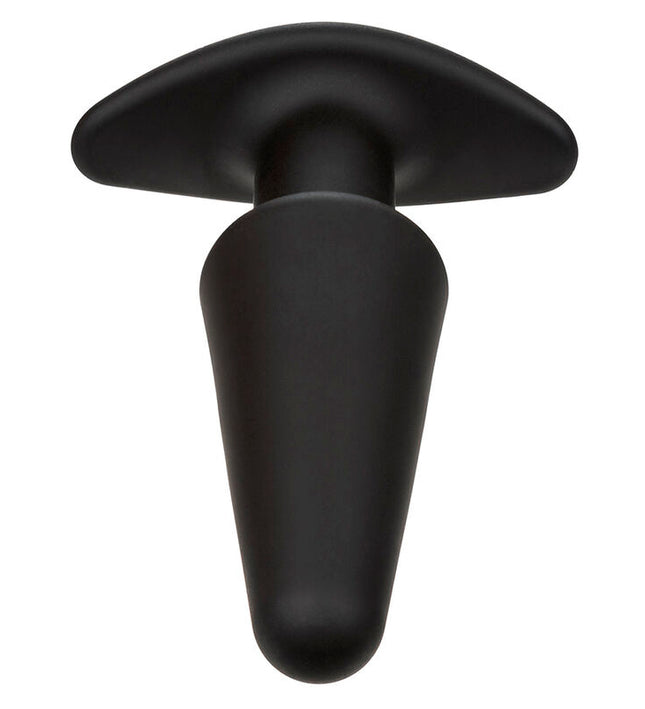 CALEXOTICS - ROCK BOTTOM TAPERED ANAL PLUG 10 VIBRACIONES SILICONE BLACK