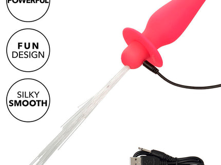 CALEXOTICS - SOUTHERN LIGHTS LIGHT UP ANAL PLUG 10 VIBRATIONS SILICONE PINK