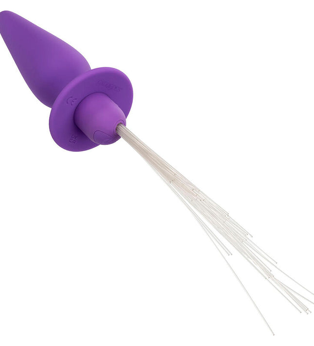 CALEXOTICS - SOUTHERN LIGHTS LIGHT UP ANAL PLUG 10 VIBRATIONS SILICONE PURPLE