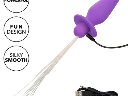 CALEXOTICS - SOUTHERN LIGHTS LIGHT UP ANAL PLUG 10 VIBRATIONS SILICONE PURPLE