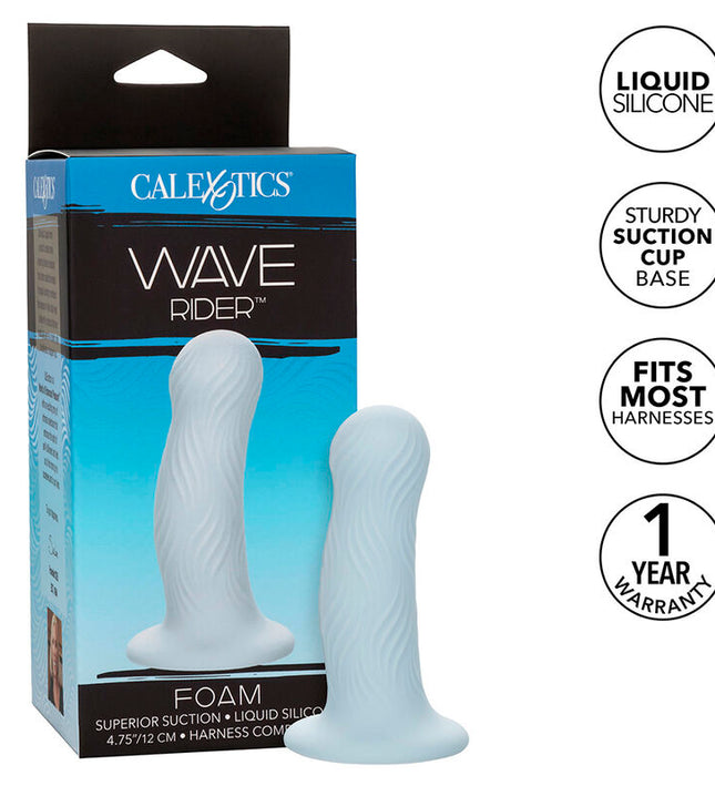 CALEXOTICS - WAVE RIDER FOAM ANAL PLUG BLUE
