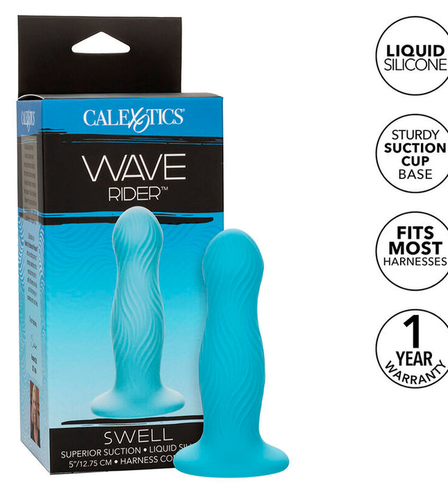 CALEXOTICS - WAVE RIDER SWELL ANAL PLUG BLUE