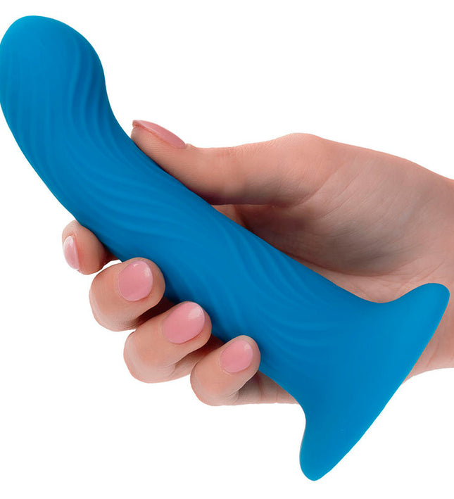 CALEXOTICS - WAVE RIDER RIPPLE ANAL PLUG BLUE