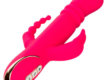 CALEXOTICS - JACK FANTASY TRIPLE HEATED VIBRATOR RABBIT PINK